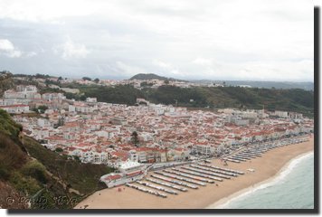  Praia da Nazar&eacute; vista do S&iacute;tio 